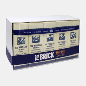 The Brick pH Balanced Bar Soap for Men 5 Pack – All Five Characters