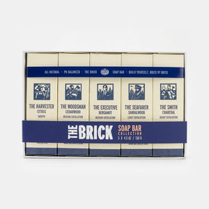 The Brick pH Balanced Bar Soap for Men 5 Pack – All Five Characters