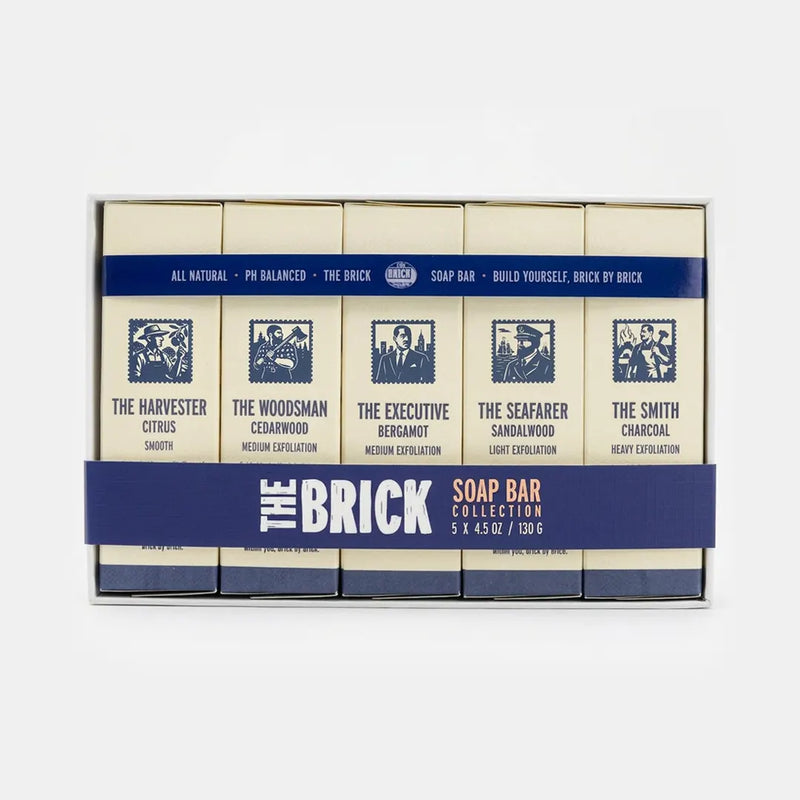 The Brick pH Balanced Bar Soap for Men 5 Pack – All Five Characters