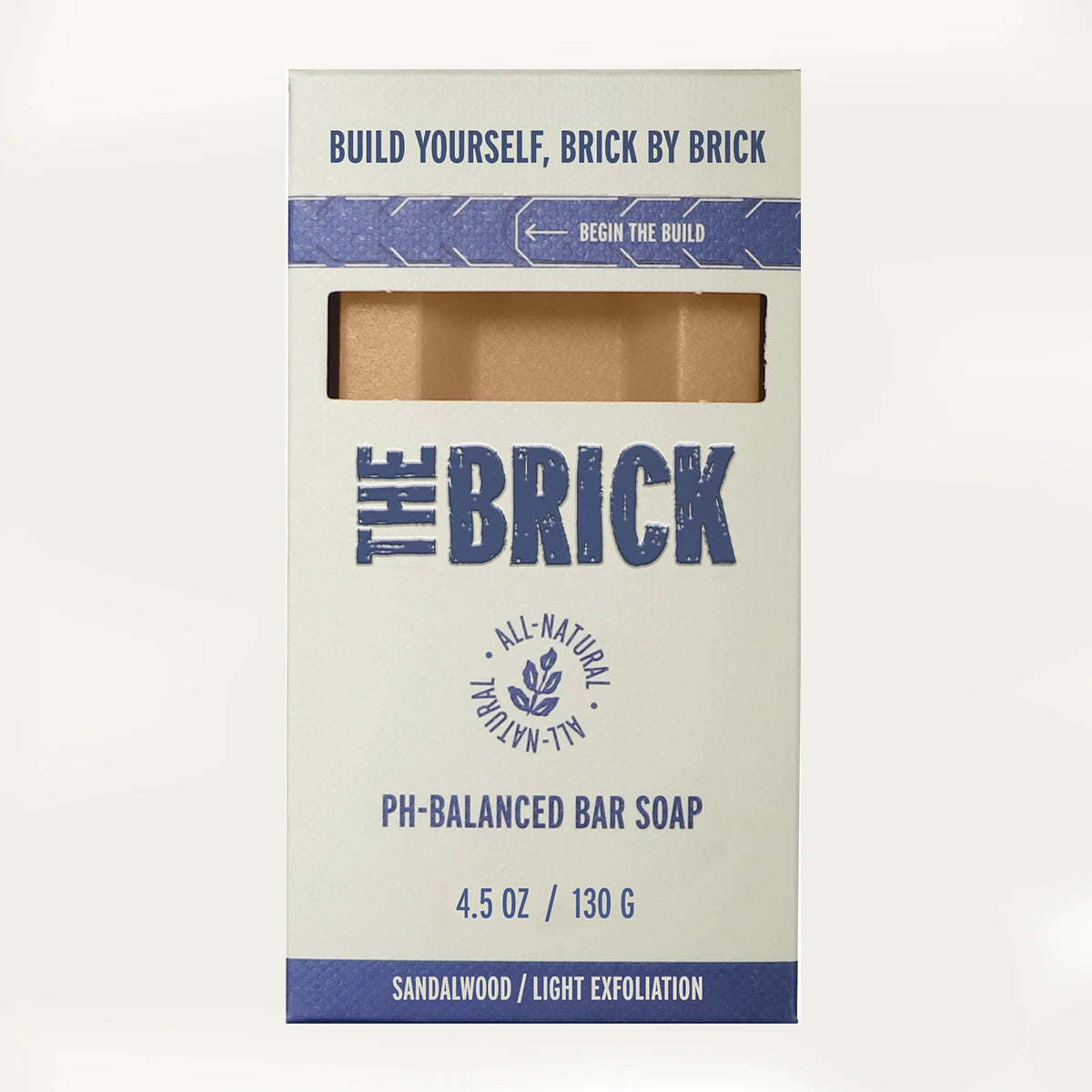 The Brick pH Balanced Bar Soap for Men – Seafarer, Sandalwood, Light Grit