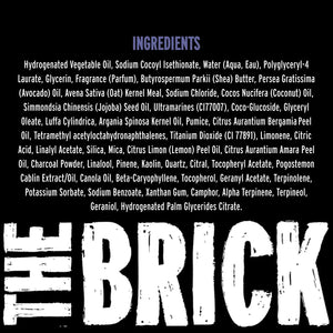 The Brick pH Balanced Bar Soap for Men 3 Pack – Executive, Bergamot Scent