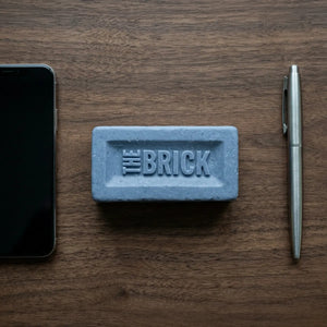 The Brick pH Balanced Bar Soap for Men – Executive, Bergamot, Medium Grit