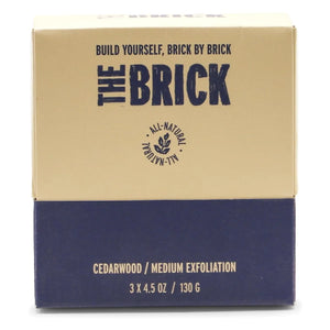 The Brick pH Balanced Bar Soap for Men 3 Pack – Seafarer, Sandalwood Scent