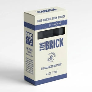 The Brick pH Balanced Bar Soap for Men – Smith, Charcoal, Heavy Grit