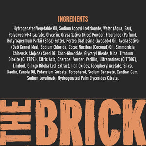 The Brick pH Balanced Bar Soap for Men – Smith, Charcoal, Heavy Grit
