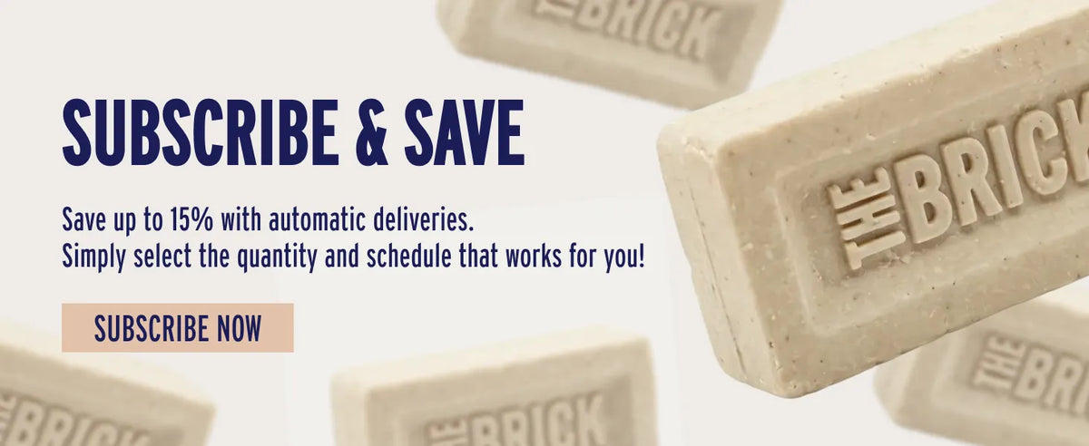 The Brick pH Balanced Bar Soap for Men – Seafarer, Sandalwood, Light Grit